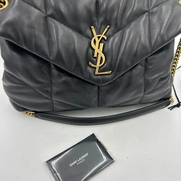 Saint Laurent Lou medium puffer shoulder bag made in Italy - Picture 9 of 16